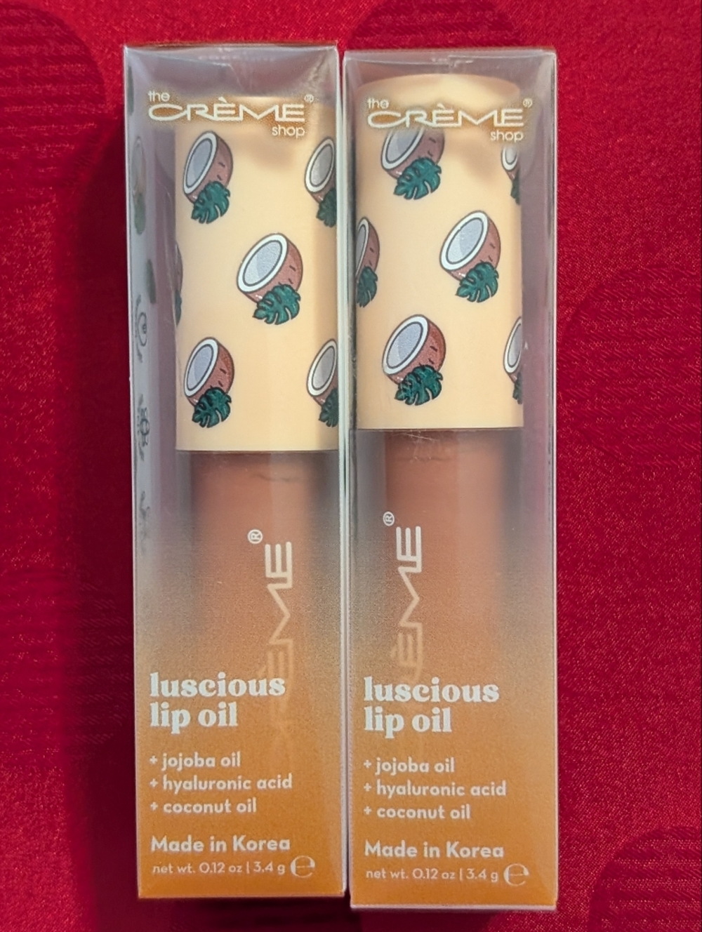 2 Of The Crème Shop Luscious Lip Oil In Coconut Jelly 🆕